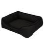 Imagem de Cama Retangular Confort Sarja Lisa Urban Puppy P - Chumbo