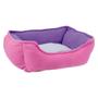 Imagem de Cama Retangular GG Rosa e Roxa