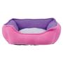 Imagem de Cama Retangular GG Rosa e Roxa