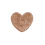 Imagem de Cama Rug Down Soft Heart Shape, cor creme