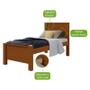 Imagem de Cama Solteiro Athenas 90 Frassino Off White Flex - Lopas