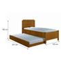 Imagem de Cama Solteiro Box Spazu New Com Auxiliar