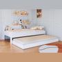 Imagem de Cama Solteiro com Cama Auxiliar Art In Móveis San Diego Branco