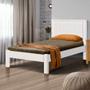 Imagem de Cama Solteiro Com Colchão 88x188 Branco Deper Shop Jm