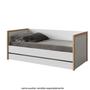 Imagem de Cama Solteiro com Encosto Estilo Sofá