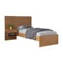 Imagem de Cama Solteiro com Mesa de Cabeceira Zara Camaru