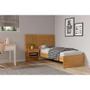 Imagem de Cama Solteiro com Mesa de Cabeceira Zara Camaru