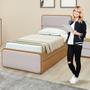 Imagem de Cama Solteiro Loop Tecido Corano com Cama Auxiliar