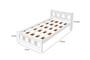 Imagem de Cama Solteiro Pop Para Crianças Adolescente Retrô Com Colchão Incluso