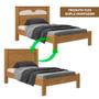Imagem de Cama Solteiro Reforçada com Colchão JM Flex Shop