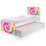 Imagem de Cama Solteiro Tie Dye com Auxiliar