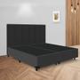 Imagem de Cama Sommier Base Box Casal Bi Partida 138x188x39 Premium