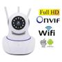 Imagem de Câmera 3 Antenas Ip Onvif Wifi Wireless Robô Visão Noturna