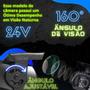 Imagem de Câmera Automotiva prova dagua 18 Led Infra 12/24v Cabo 10 Metros bnc