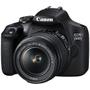 Imagem de Camera Canon Eos 2000D Wi-Fi/NFC com Lente Ef-s 18-55 MM Is II - Preta