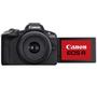 Imagem de Camera Canon Eos R50 24.2MP Wi-Fi/Bluetooth com Lente RF-s 18-45 MM F4.5-6.3 Is STM - Preta