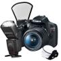 Imagem de Câmera Canon T7 + Flash Yongnuo TTL + Difusor Soft e Leque - Combo 7