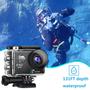 Imagem de Câmera de ação Xilecam 1080P 30fps 40m à prova d'água 2 baterias