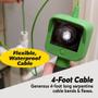 Imagem de Camera de inspecao flexivel luz led localizador de objetos endoscopio boroscopio