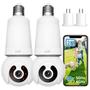 Imagem de Câmera de Segurança com Lâmpada EUDIC 2K/4MP - Wireless - Pacote com 2