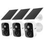 Imagem de Câmera de Segurança Hiseeu Solar 3K 4MP - Sem Fio - Pacote com 3
