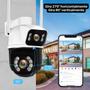 Imagem de Câmera De Segurança Interna Externa Wifi Sensor de Movimento Ip Dupla Lente 360 Noturna Externa Prova Dágua App Icsse