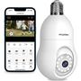 Imagem de Câmera de Segurança LaView 4MP Bulb 2K - Wireless, 360° e Compatível com Alexa