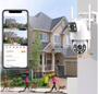 Imagem de Câmera De Segurança Lente Dupla App Yoosee Ip66 Wi-fi 360 Graus Sensor