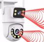 Imagem de Câmera De Segurança Lente Dupla App Yoosee Ip66 Wi-fi 360 Graus Sensor