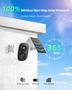 Imagem de Câmera de Segurança MaxiViz Solar Wireless 2K com Detecção de Movimento AI
