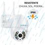 Imagem de Câmera de segurança Wi-Fi Smart Câmera  com resolução de 2MP visão noturna incluída branca