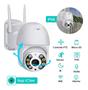 Imagem de Câmera de segurança Wi-Fi Smart Câmera  com resolução de 2MP visão noturna incluída branca