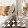 Imagem de Câmera de segurança WiFi 4K Clock glaury com visão noturna