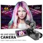 Imagem de Câmera de Vídeo 4K 36.0MP Hojocojo - Ideal para Vlogging e YouTube