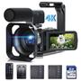Imagem de Câmera de Vídeo 4K 42MP para Vlogging - Com Microfone e 2 Baterias
