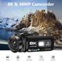 Imagem de Câmera de Vídeo VETEK 8K 48MP UHD WiFi - Com Visão Noturna