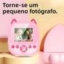 Imagem de Câmera Digital Infantil com Impressão Instantânea - Câmera Térmica Fotográfica