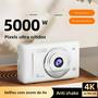 Imagem de Câmera Digital Retrô 4K 50MP Câmera Dupla Flash Portátil Mini Filmadora De Nível Básico