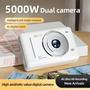 Imagem de Câmera Digital Retrô 4K 50MP Câmera Dupla Flash Portátil Mini Filmadora De Nível Básico