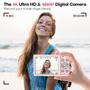 Imagem de Câmera digital STUOGYUM Autofocus UHD 4K 48MP 16X Zoom Rosa
