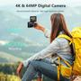 Imagem de Câmera digital VIANGER 4K 64MP com tela flip de 3 polegadas com zoom 18X