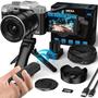 Imagem de Câmera digital VIANGER 4K 75MP com cartão de 32GB com zoom 10X preto