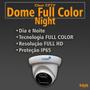 Imagem de Camera dome plastico ahd1080p ir20m full color 3.6mm ip66