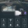 Imagem de Câmera Dual DVR para Carro com Espelho Retrovisor 4K - Gravador de Vídeo com GPS, Wi-Fi e Visão Noturna