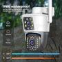 Imagem de Câmera Dupla WiFi - 6MP Full HD 4K com Alarme Integrado Detecção Humana e Reconhecimento Facial
