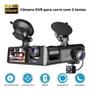 Imagem de Camera Dvr Veicular Com Camera De Ré 1080P Full Hd Uber Taxi