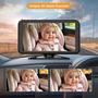Imagem de Câmera Espelho Retrovisor Bebê Babyvue BV1 - Visão Noturna 1080P HD
