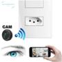 Imagem de Câmera Espiã Tomada Espiona  Wifi Tomada com Camera