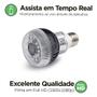 Imagem de Câmera Espiã WIFI Disfarçada Lâmpada com Sensor de Presença 