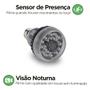 Imagem de Câmera Espiã WIFI Disfarçada Lâmpada com Sensor de Presença 